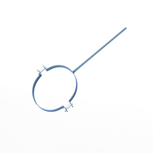 Крепление водосточный трубы сварное оцинкованное порошок ф120х10х250мм RAL 5024