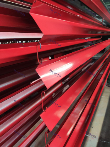 Лобовая планка (RAL 3000) оцинкованная, с порошковым покрытием 0,45 мм фото 3