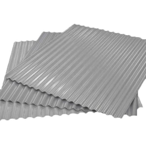 Гофрированный лист (гофролист) С15 RAL 9006 бело-алюминиевый 0.7 мм