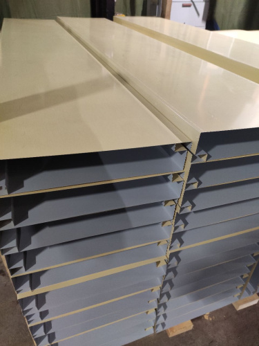 Планка стыковочная RAL 1014 оцинкованная c порошковым покрытием 0,45 мм фото 2