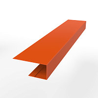 J-Профиль 18 мм RAL 2004 оцинкованный с порошковым покрытием 0,7 мм