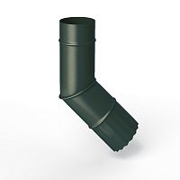 Колено водосточное оцинкованное порошок ф180мм RAL 6012
