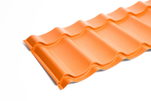 Металлочерепица Монтеррей классик оцинкованная с полимерным покрытием 0.5x1180мм  RAL 6005 фото 10