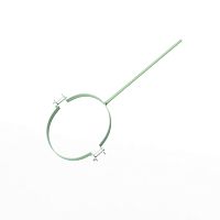 Крепление водосточный трубы сварное оцинкованное порошок ф90х10х250мм RAL 6019