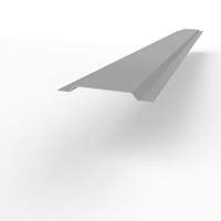 Нащельник RAL 9006 оцинкованный c полимерным покрытием 0,45 мм