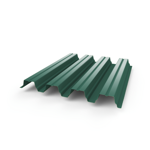 Профнастил Н75 - 0,7 (RAL 6000) с полимерным покрытием (полиэстер)