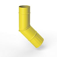 Колено водосточное оцинкованное порошок ф220мм RAL 1018