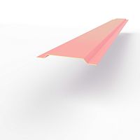 Нащельник RAL 3016 оцинкованный c порошковым покрытием 0,45мм