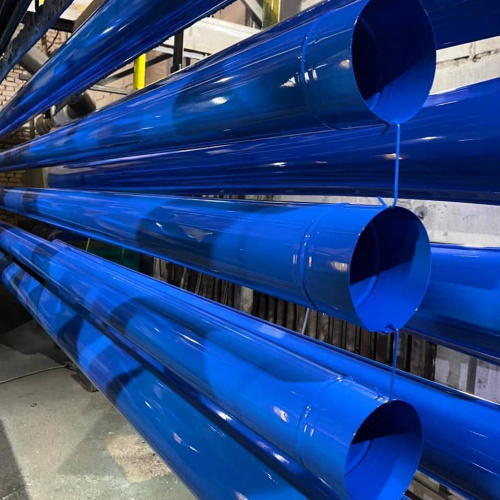 Труба водосточная оцинкованная порошок ф190х1250мм RAL 5009 фото 3 Труба водосточная оцинкованная порошок ф190х1250мм RAL 5009 фото 3