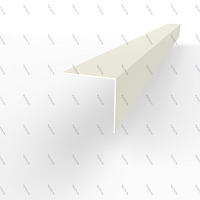 Планка угла внешнего RAL 9001 оцинкованная c порошковым покрытием 0,45мм