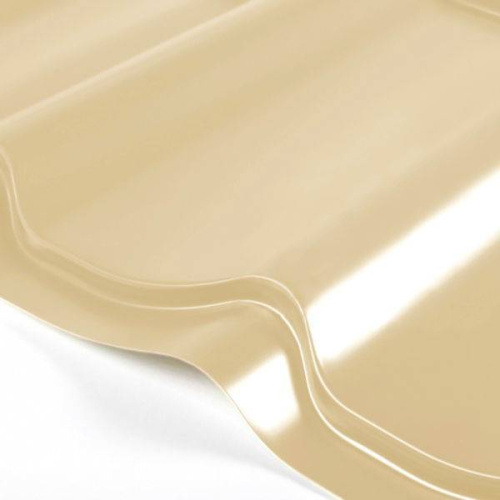 Металлочерепица Монтеррей классик оцинкованная с полимерным покрытием 0.5x1180мм  RAL 1015 фото 2