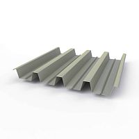 Профнастил оцинкованный с полимерным покрытием полиэстер Н60 buildstor 0,65х845мм RAL 7004 Сигнальный серый