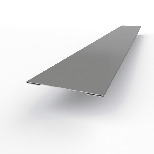 Планка стыковочная RAL 7037 оцинкованная c порошковым покрытием 0,45мм