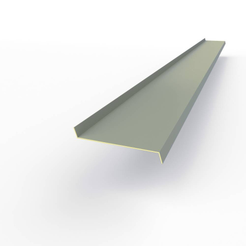 Отлив оконный оцинкованный c порошковым покрытием 0,7мм RAL 7040