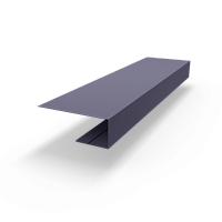 J профиль RAL 4012 оцинкованный c порошковым покрытием 0,45мм