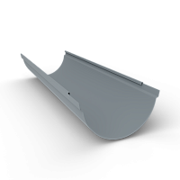 Желоб водосточный оцинкованный порошок ф150х2000мм RAL 7001