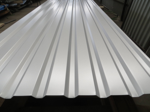 Профнастил оцинкованный с полимерным покрытием полиэстер С20 buildstor 0,45х1150мм RAL 1014 Слоновая кость фото 5