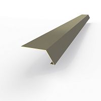 Карнизная планка RAL 7039 оцинкованная c порошковым покрытием 0,45мм