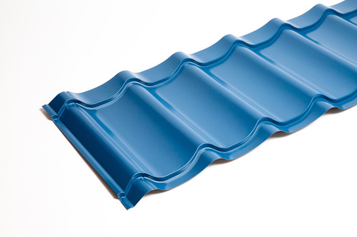 Металлочерепица Монтеррей классик оцинкованная с полимерным покрытием 0.5x1180мм  RAL 5002