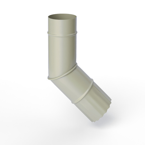 Колено водосточное оцинкованное порошок ф220мм RAL 7032