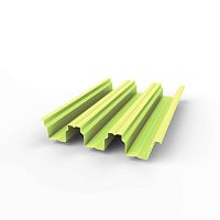 Профнастил оцинкованный с полимерным покрытием полиэстер Н114 buildstor 0,9х646мм RAL 1026 Люминесцентный жёлтый