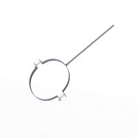 Крепление водосточный трубы сварное оцинкованное порошок ф220х10х250мм RAL 7004