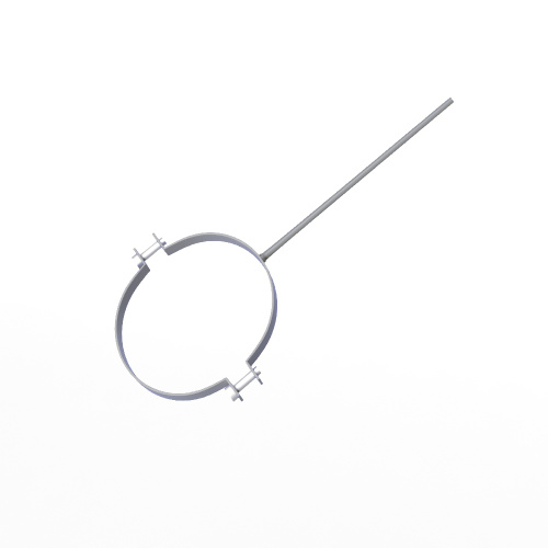 Крепление водосточный трубы сварное оцинкованное порошок ф220х10х250мм RAL 7004