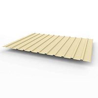 Профнастил оцинкованный с полимерным покрытием полиэстер С10 buildstor 0,65х1180мм RAL 1015 Светлая слоновая кость