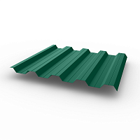 Профнастил НС44 (RAL 6000) 0,45х1047мм оцинкованный, с полимерным покрытием (Полиэстер)