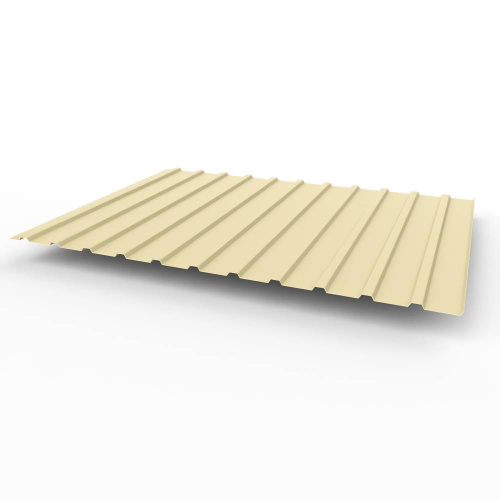 Профнастил оцинкованный с полимерным покрытием полиэстер С10 buildstor 0,65х1180мм RAL 1015 Светлая слоновая кость Профнастил оцинкованный с полимерным покрытием полиэстер С10 buildstor 0,65х1180мм RAL 1015 Светлая слоновая кость