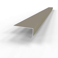 Лобовая планка (RAL 1019) оцинкованная, с порошковым покрытием 0,45 мм