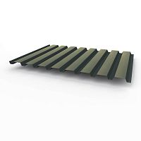 Профнастил оцинкованный с полимерным покрытием полиэстер С20 buildstor 0,5х1150мм RAL 7016 Антрацитово-серый