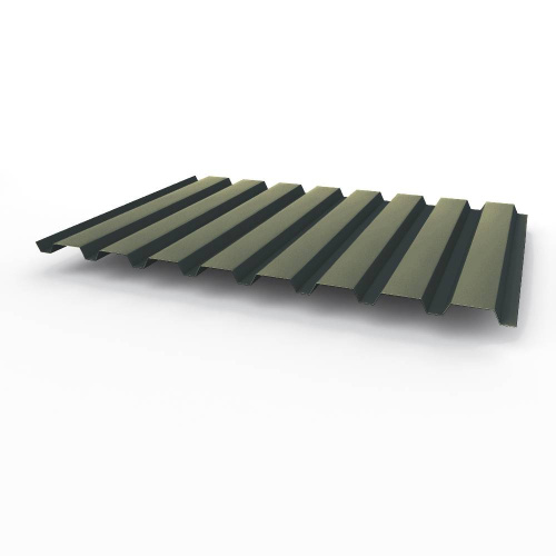 Профнастил оцинкованный с полимерным покрытием полиэстер С20 buildstor 0,5х1150мм RAL 7016 Антрацитово-серый Профнастил оцинкованный с полимерным покрытием полиэстер С20 buildstor 0,5х1150мм RAL 7016 Антрацитово-серый