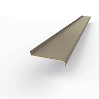 Отлив оконный оцинкованный c порошковым покрытием 0,7мм RAL 7047