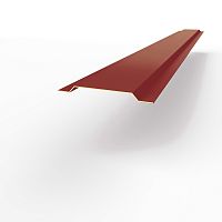 Нащельник RAL 3011 оцинкованный c полимерным покрытием 0,45 мм