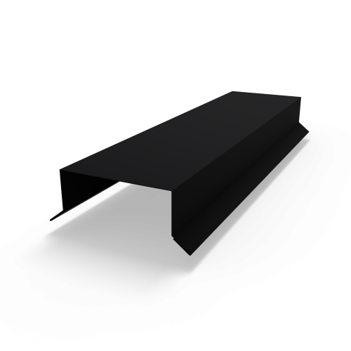 Парапет плоский RAL 9005 полиэстер 0,7 мм