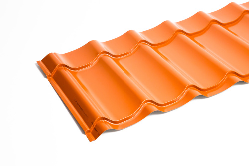 Металлочерепица Монтеррей классик оцинкованная с полимерным покрытием 0.4x1180мм  RAL 2004 фото 10