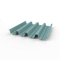 Профнастил Н60 (RAL 6034) 0,65х845мм оцинкованный, с полимерным покрытием (Полиэстер)