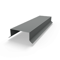 Парапет плоский RAL 7037 полиэстер 0,7 мм