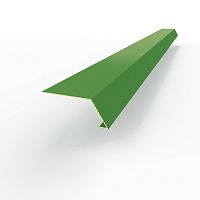 Карнизная планка RAL 6017 оцинкованная c порошковым покрытием 0,45мм