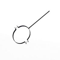 Крепление водосточный трубы сварное оцинкованное порошок ф150х10х250мм RAL 7021