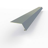 Карнизная планка RAL 7000 оцинкованная c порошковым покрытием 0,45мм