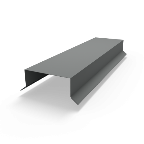 Парапет плоский RAL 7037 полиэстер 1 мм