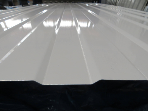 Профнастил оцинкованный с полимерным покрытием полиэстер С8 buildstor 0,7х1180мм RAL 7001 Серебристо-серый фото 5