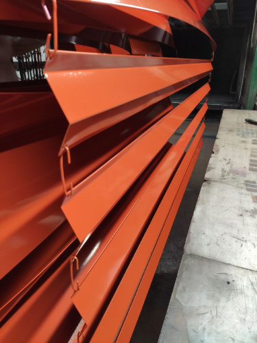 Планка стыковочная RAL 2001 оцинкованная c порошковым покрытием 0,45мм фото 2