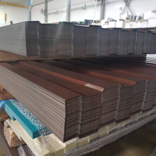 Профнастил оцинкованный с полимерным покрытием полиэстер С8 buildstor 0,7х1180мм RAL 4005 Сине-сиреневый фото 3