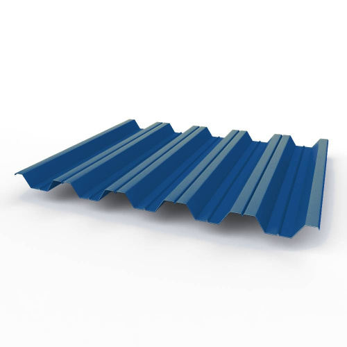 Профнастил оцинкованный с полимерным покрытием полиэстер НС35 buildstor 0,65х1060мм RAL 5005 Сигнальный синий Профнастил оцинкованный с полимерным покрытием полиэстер НС35 buildstor 0,65х1060мм RAL 5005 Сигнальный синий