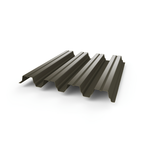 Профнастил Н75 - 0,65 (RAL 7013) с полимерным покрытием (полиэстер)