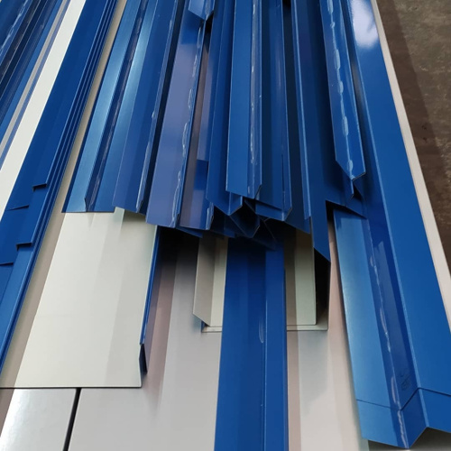 Планка примыкания в накладку для кровли оцинкованная с порошковым покрытием 0,45мм RAL 9006 фото 6