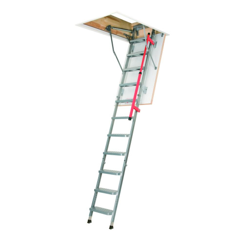 Лестница металлическая Fakro LML Lux складная 3-сегментная 140*70см 305см